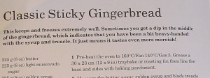 Mary Berry's Sticky Gingerbread